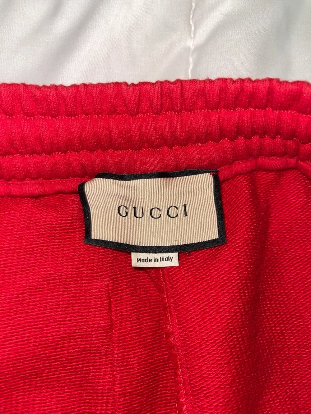 Men’s Authentic Gucci Shorts Red Size Medium